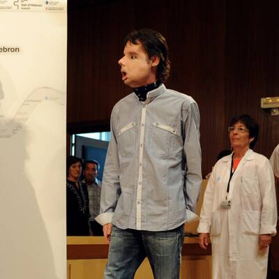 Oscar mit seinem neuen Gesicht