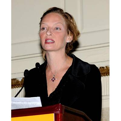 Uma Thurman: Unglück mit der Puderdose