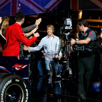 Vettels Party im Hangar-7