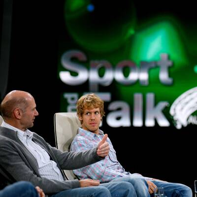 Vettels Party im Hangar-7