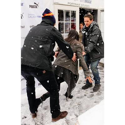 Hoppala! Demi Moore, die Stilettos und der Schnee