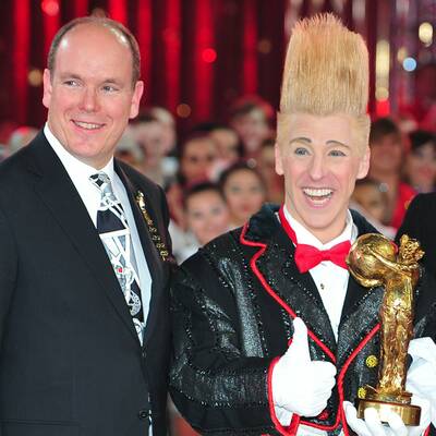 Albert & Charlene bei Zirkus-Festival