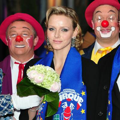 Albert & Charlene bei Zirkus-Festival