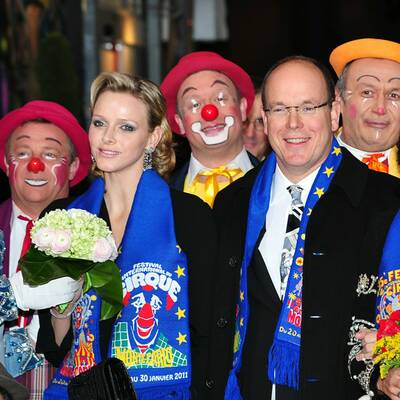 Albert & Charlene bei Zirkus-Festival