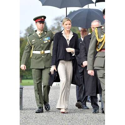 Charlene Wittstock putzt Staatsbesuch auf