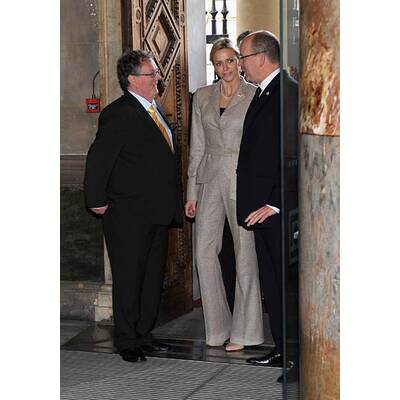 Charlene Wittstock putzt Staatsbesuch auf