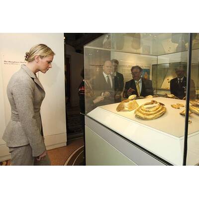 Charlene Wittstock putzt Staatsbesuch auf