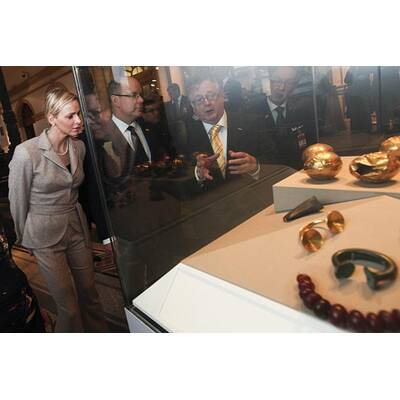 Charlene Wittstock putzt Staatsbesuch auf