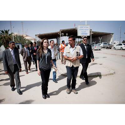 Angelina Jolie in Tunesien: Sie bat um Hilfe für Flüchtlinge