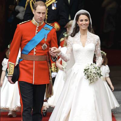 So ähnlich waren sich Kate und Diana als Braut