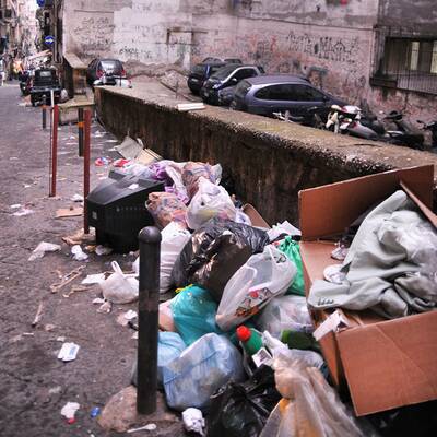 Wieder Müll-Chaos in Neapel