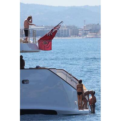 Boris Becker in Badehose: Entspannen in Cannes