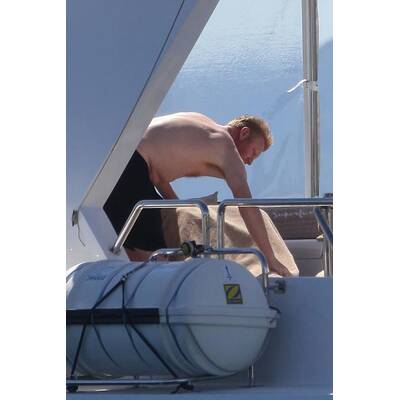 Boris Becker in Badehose: Entspannen in Cannes