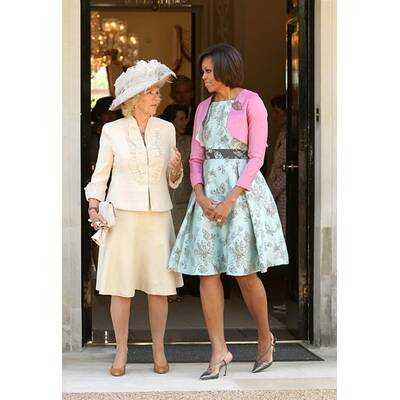 Herzogin Kate empfängt ihren ersten Staatsbesuch