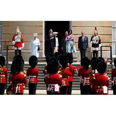 Herzogin Kate empfängt ihren ersten Staatsbesuch