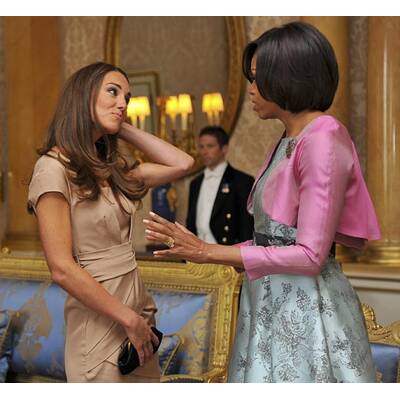 Herzogin Kate empfängt ihren ersten Staatsbesuch