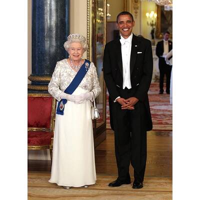 Barack und Michelle Obama: Dinner mit der Queen