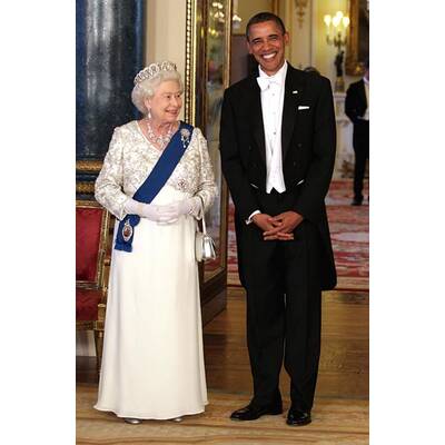 Barack und Michelle Obama: Dinner mit der Queen