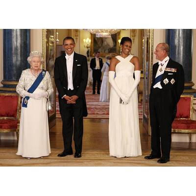 Barack und Michelle Obama: Dinner mit der Queen