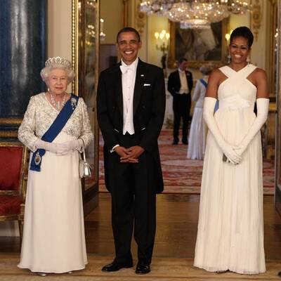 Barack und Michelle Obama: Dinner mit der Queen