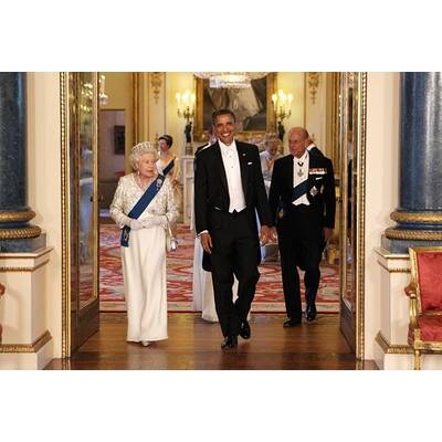 Barack und Michelle Obama: Dinner mit der Queen