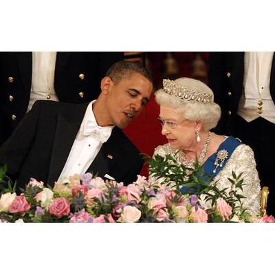 Barack und Michelle Obama: Dinner mit der Queen