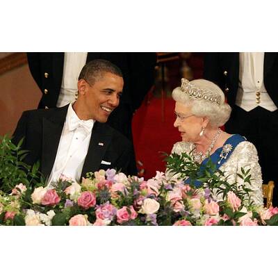 Barack und Michelle Obama: Dinner mit der Queen