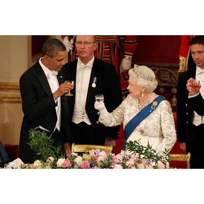 Barack und Michelle Obama: Dinner mit der Queen