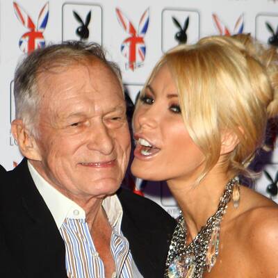 Hugh Hefner & Crystal Harris