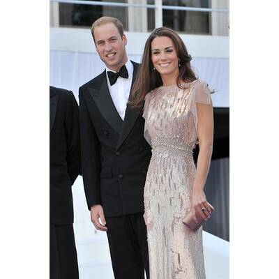 Prinzessin Kate verzaubert in Swarovski-Kleid