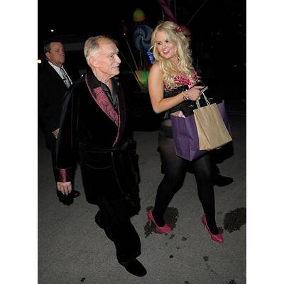 Hugh Hefner feiert mit Anna Sophia Berglund