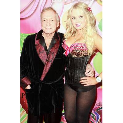 Hugh Hefner feiert mit Anna Sophia Berglund