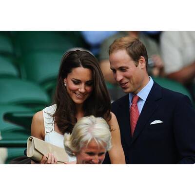 Prinz William & Kate strahlen in Wimbledon