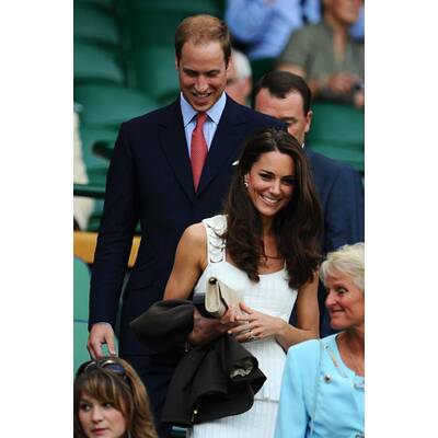 Prinz William & Kate strahlen in Wimbledon