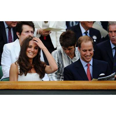 Prinz William & Kate strahlen in Wimbledon