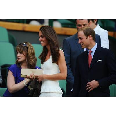 Prinz William & Kate strahlen in Wimbledon