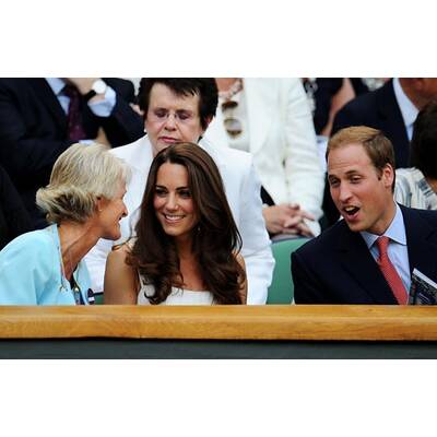 Prinz William & Kate strahlen in Wimbledon