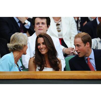 Prinz William & Kate strahlen in Wimbledon