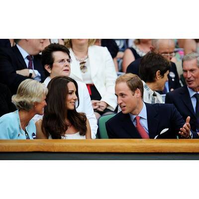 Prinz William & Kate strahlen in Wimbledon
