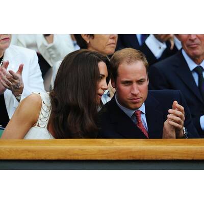 Prinz William & Kate strahlen in Wimbledon