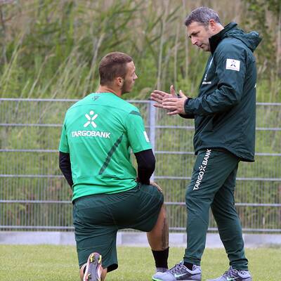 Arnautovic im Bremen-Trianingslager auf Norderney