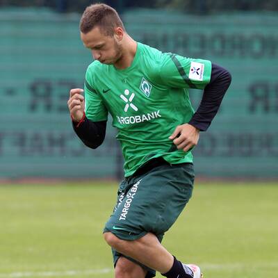 Arnautovic im Bremen-Trianingslager auf Norderney