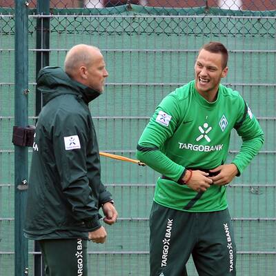 Arnautovic im Bremen-Trianingslager auf Norderney