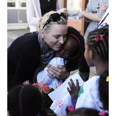 Charlene in Südafrika