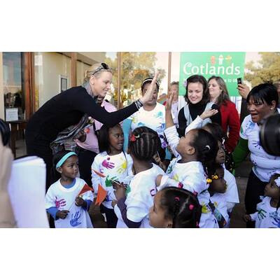 Charlene in Südafrika