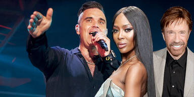 Robbie Williams Chuck Norris Naomi Campbell Glock Turnier