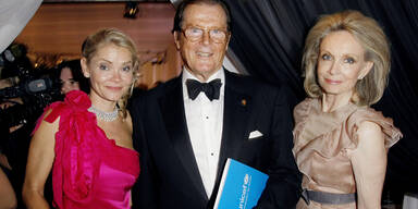 Roger Moore mit Tochter Christina