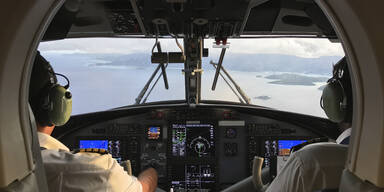 Flugzeug Cockpit