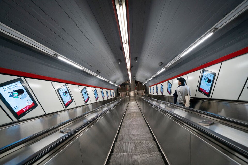 Ubahn Wien Rolltreppe
