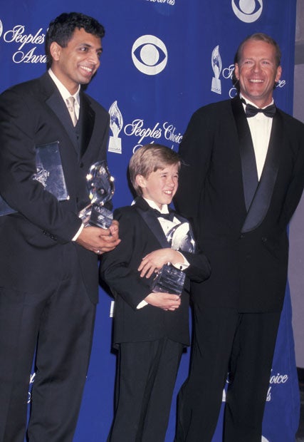 Haley Joel Osment mit Bruce Willis